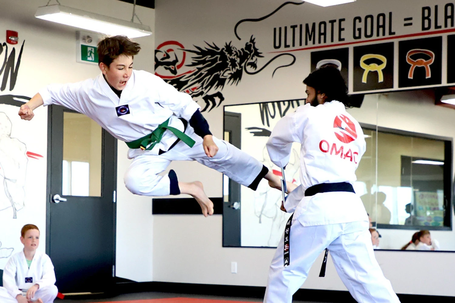Adult martial arts training