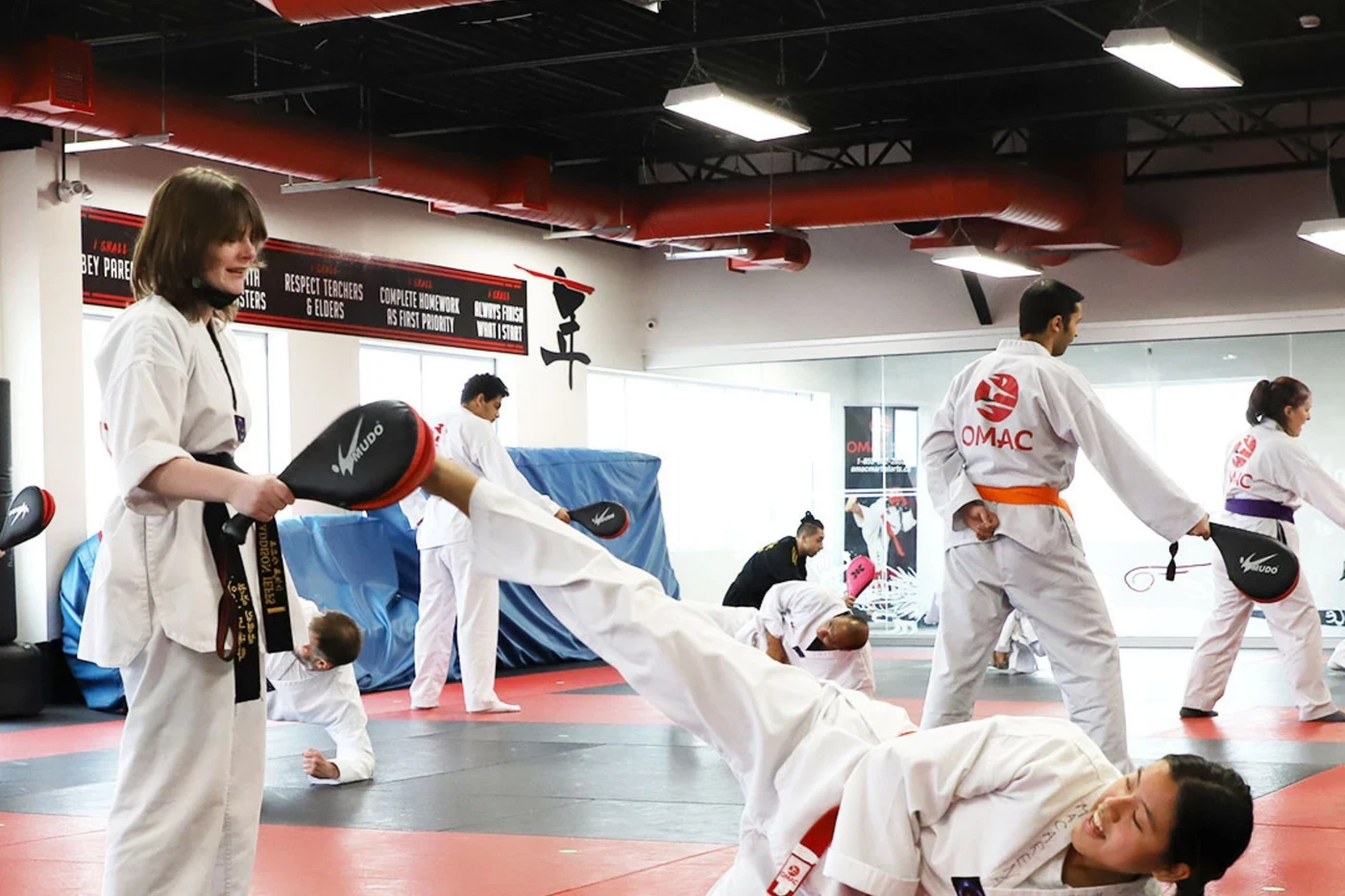 Kids martial arts class at OMAC Martial Arts - Richmond Hill