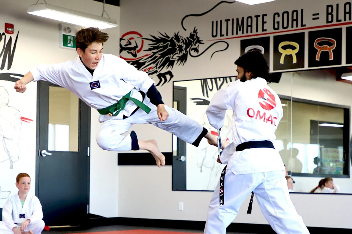 Taekwondo self-defense training at OMAC Martial Arts - Richmond Hill