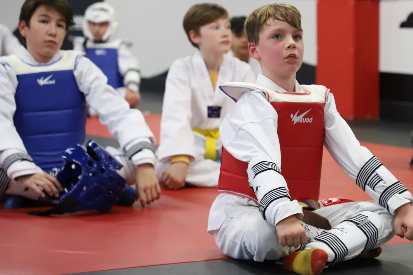 Taekwondo training at OMAC Martial Arts - Richmond Hill